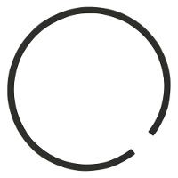 Jogo De Anéis Segmento 40mm Roçadeiras 143rii Supreme Parts - 2