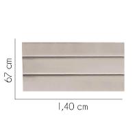 Painel Cabeceira Estofada Argentina 140cm Cama Box Casal Corino Bege- Mabe Magazine - 2