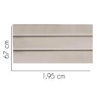 Painel Cabeceira Estofada Argentina 195cm Cama Box King Suede Bege- Mabe Magazine - 2