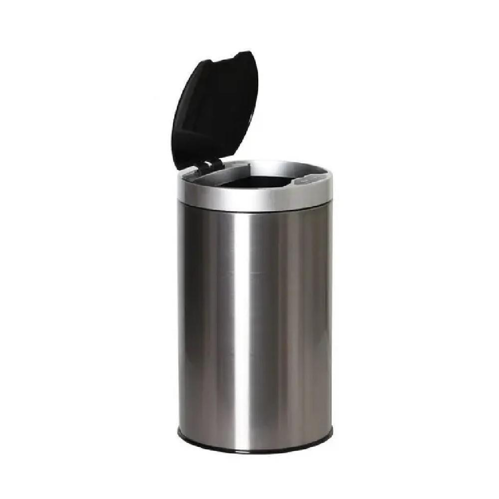 Lixeira Automática Em Aço Inox Com Sensor De Movimento 12 Litros – Design Moderno E Higiênico - 6