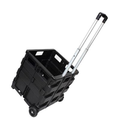 Carrinho De Compras Dobrável 45kg – Compacto, Resistente E Ideal Para Transporte Multiuso