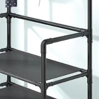 Estante Organizador Multiuso Com Cabideiro E 5 Prateleiras – Organização E Versatilidade Em Um Só Produto - 3