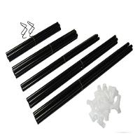 Guarda-roupa Preto Portátil Com Zíper E Cabideiro – Organização, Proteção E Estilo Em Um Só Produto - 7