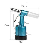 Rebitador Pneumático Profissional 1-4” Reforçado – Rebitadeira Hidráulica De Alta Potência Para Uso Industrial - 6