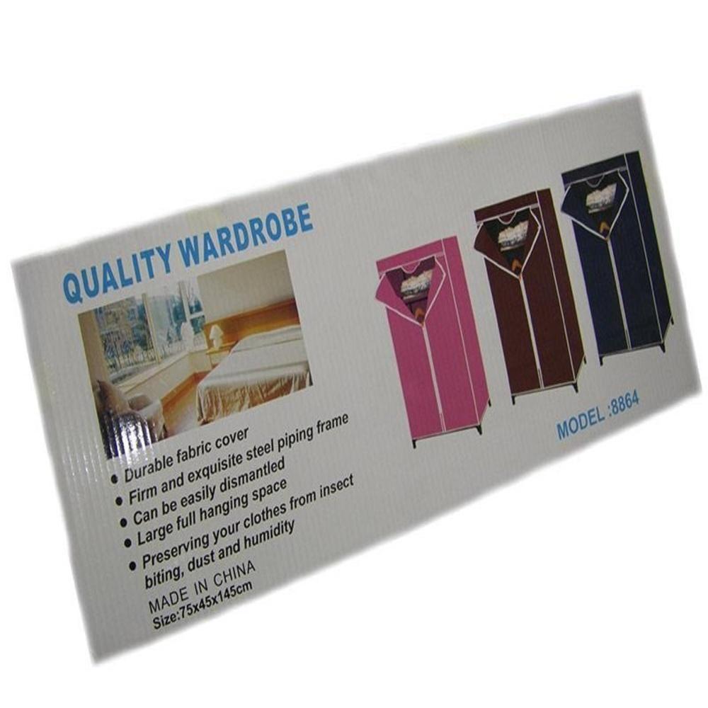 Guarda-roupa Portátil Com Zíper E Cabideiro – Organização, Praticidade E Estilo Em Um Só Produto - Rosa - 3