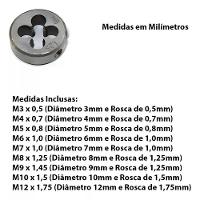 Kit Jogo De Tarraxa E Cossinete 20 Peças Com Maleta – Precisão E Durabilidade Profissional - 6