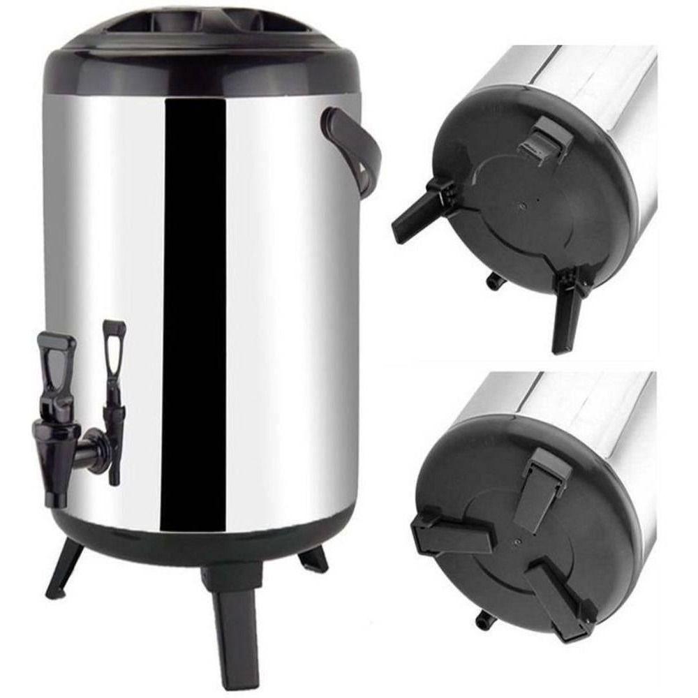 Botijão Garrafa Térmica 10 Litros Inox Com Torneira E Alça Retrátil – Mantém Líquidos Quentes Ou Frios Por Mais Tempo - 2