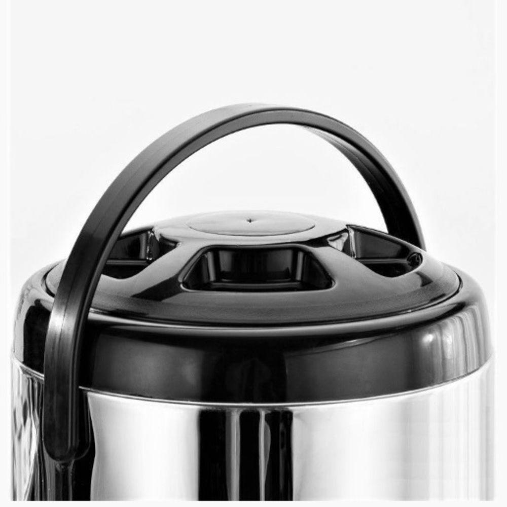 Botijão Garrafa Térmica 10 Litros Inox Com Torneira E Alça Retrátil – Mantém Líquidos Quentes Ou Frios Por Mais Tempo - 3