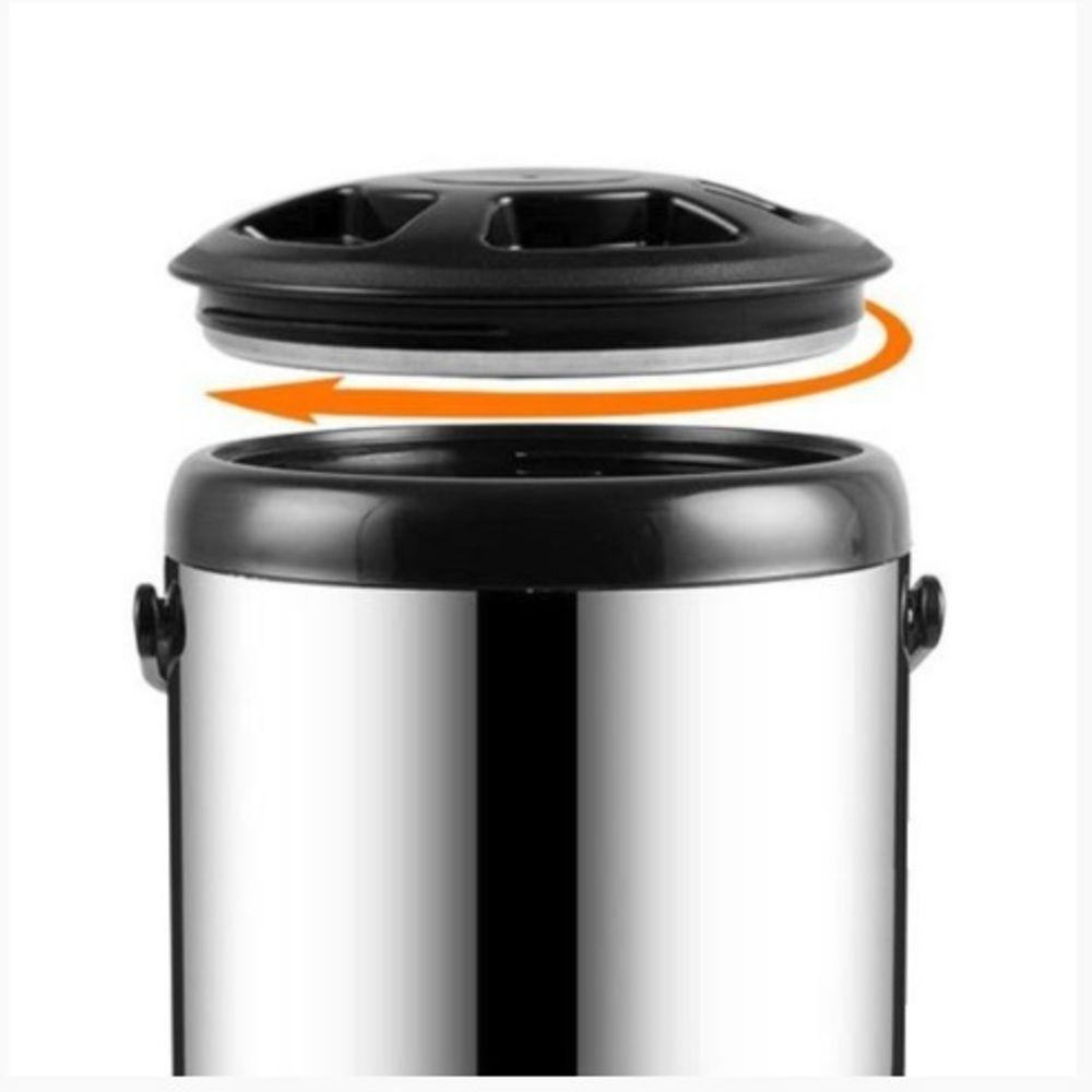 Botijão Garrafa Térmica 10 Litros Inox Com Torneira E Alça Retrátil – Mantém Líquidos Quentes Ou Frios Por Mais Tempo - 4