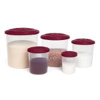 Kit 5 Potes Porta Mantimentos – Organização Completa Para Sua Cozinha - 1