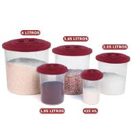 Kit 5 Potes Porta Mantimentos – Organização Completa Para Sua Cozinha