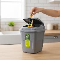 Lixeira Click 4,5 L Com Abertura Por Clique Para Pia, Cozinha, Consultório E Banheiro - 2