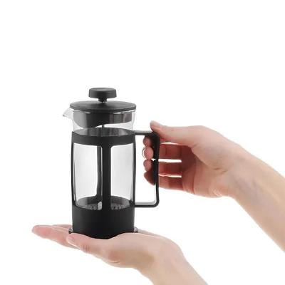 Cafeteira Prensa Francesa 350ml em Vidro Borossilicato e Plástico para Café Chá e Infusões Yeet