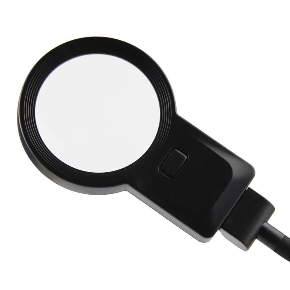 Lupa De Bancada Com Iluminação Led Bifocal – 10 Leds, Aumento 3x E 4,5x, Modelo Th-7028 - 6