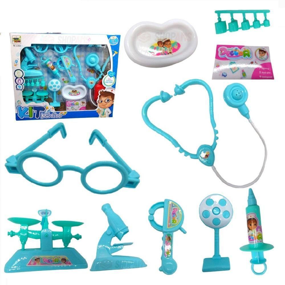 Kit Médico Infantil Com 10 Peças – Diversão E Criatividade Para Pequenos Doutores - 4