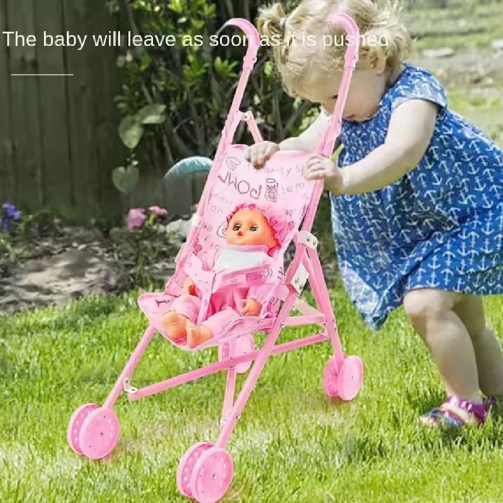 Boneca Com Carrinho De Passeio Dobrável – Diversão, Imaginação E Aprendizado Em Um Só Brinquedo! - 5