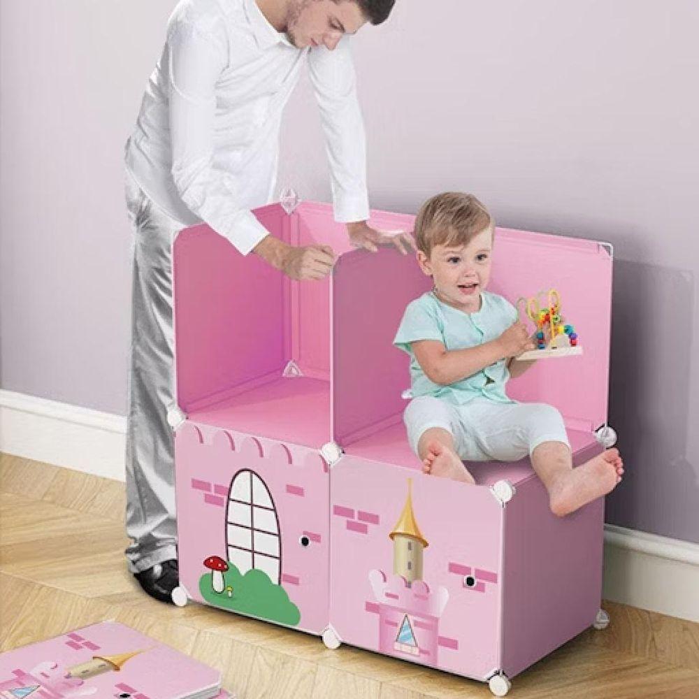 Guarda-roupa Infantil Modular Princesas 8 Portas – Organização E Encanto Em Um Só Móvel - 6