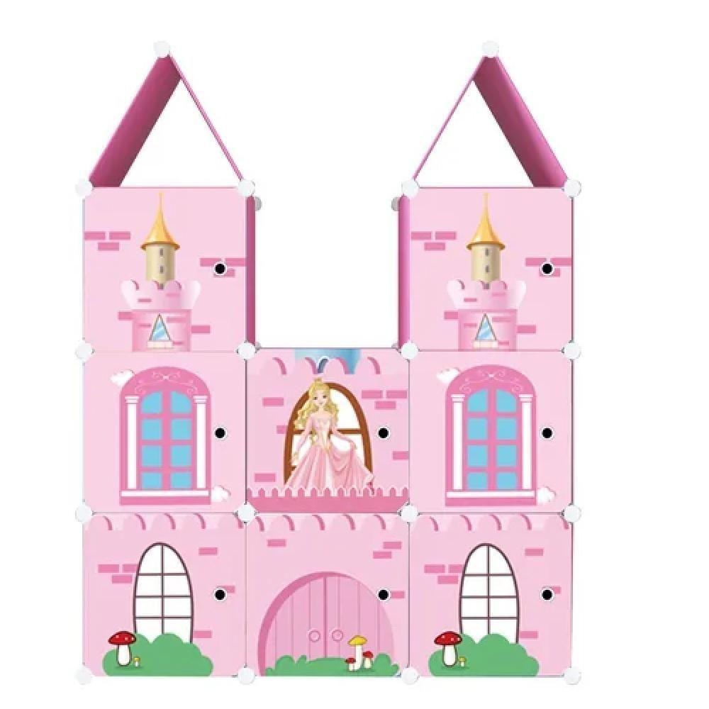 Guarda-roupa Infantil Modular Princesas 8 Portas – Organização E Encanto Em Um Só Móvel - 8