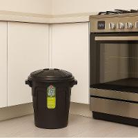 Lixeira Pop 10 L Preta Com Tampa Encaixável Para Banheiro, Cozinha E Escritório - 2