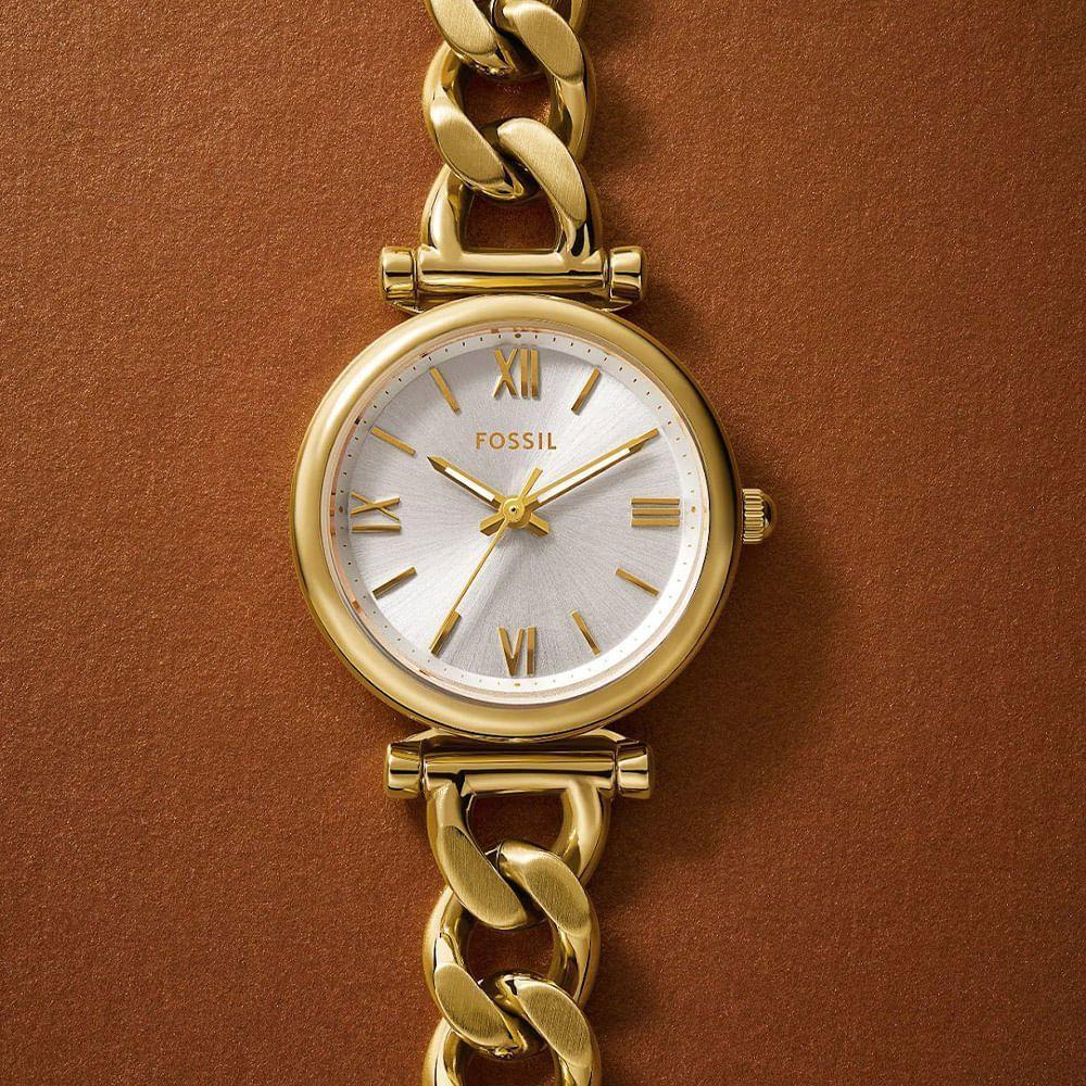 Relógio Fossil Feminino Carlie Dourado - Es5329/1dn Es5329/1dn - 4