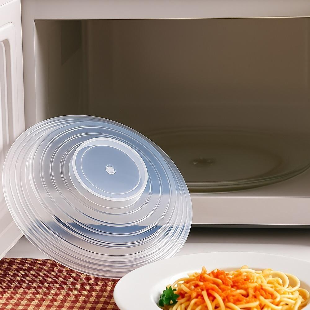 Tampa Protetora Bpa Free 26 Cm Para Micro-ondas Com Encaixe Universal E Abertura Para Ventilação - 4