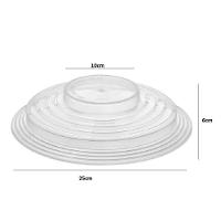 Tampa Protetora Bpa Free 26 Cm Para Micro-ondas Com Encaixe Universal E Abertura Para Ventilação - 5