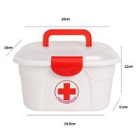 Maleta De Primeiros Socorros Compacta Com Alça E Trava Para Medicamentos - 6