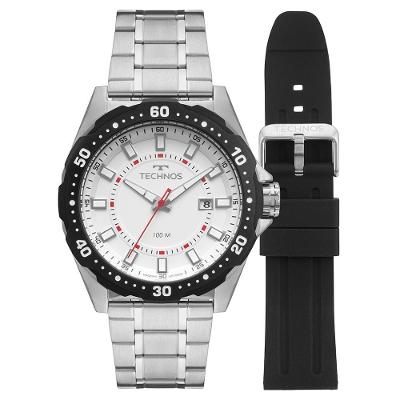 Relógio Masculino Racer Premium 2315LBC-T1B Analógico Aço Inox Bicolor Technos