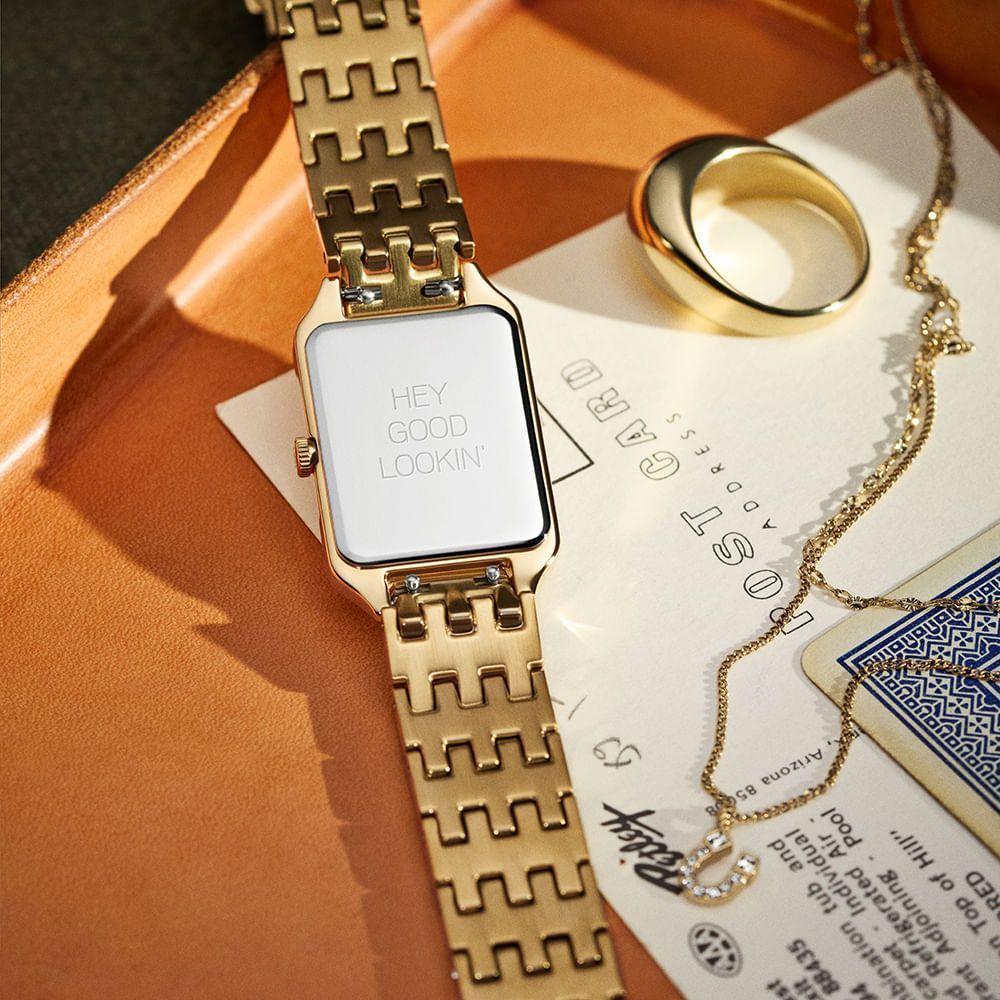 Relógio Fossil Feminino Raquel Dourado - Es5434/1pn Relógio Fossil Feminino Fossil Fem - Es5434/1pn - 9