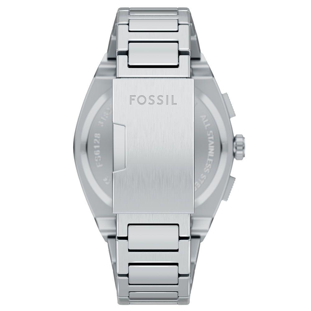 Relógio Fossil Masculino Everett Prata - Fs6128/1cn Relógio Fossil Masculino Everett - Fs6128/1cn - 3