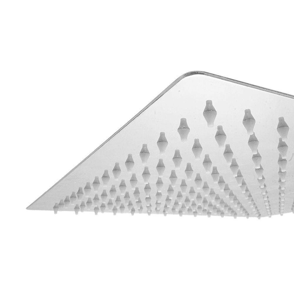 Ducha Chuveiro Solar Gás Inox Com Braço 20x20 Cromado - 2