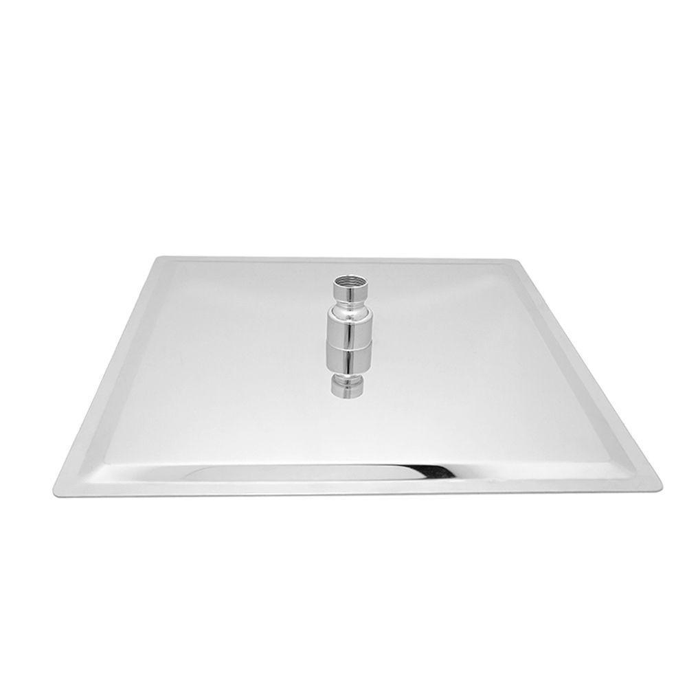 Ducha Chuveiro Solar Gás Inox Com Braço 20x20 Cromado - 3