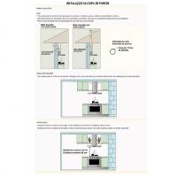 Coifa De Parede 60cm Vidro Curvo Slim Nardelli White 220V - 6
