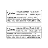 Chaleira Elétrica De Vidro 1,8L Top Fill Midea KGL17P2 220V - 7