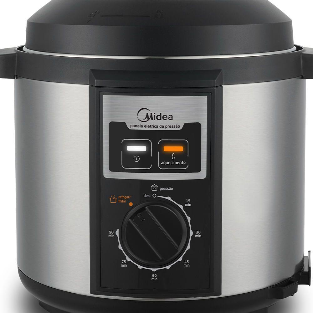 Panela De Pressão Elétrica 6L Mecânica Inox Midea PPB72 220V - 3