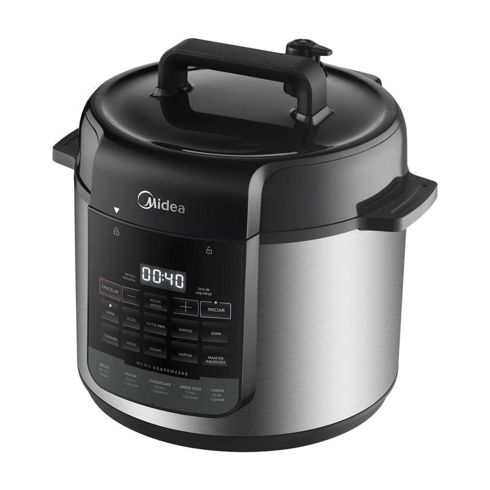 Panela De Pressão Elétrica Midea 5L Nutripro Inox PP5MS2 220V - 4