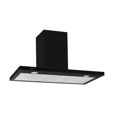 Coifa de Parede Suggar TP1191PT Granada Slim Touch 90cm Exaustor Depurador Preto 110V