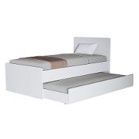 Bicama Amanda Branca Solteiro Em Mdf Resistente Moderno - 3