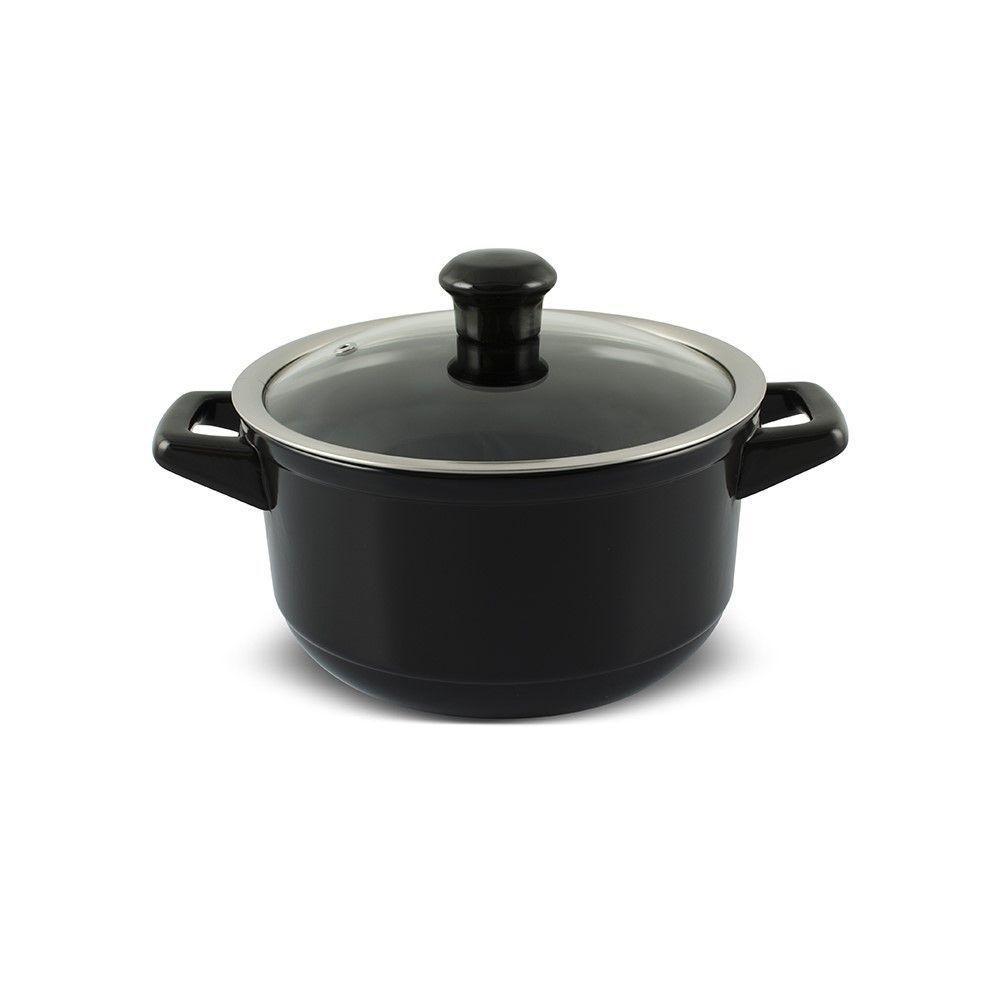 Jogo De Panelas De Cerâmica Smart Duo 5 Peças Preto Ceraflame - 5