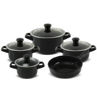 Jogo De Panelas De Cerâmica Smart Duo 5 Peças Preto Ceraflame - 1