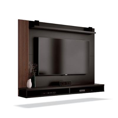 Painel Dijon - Móveisaqui Cor Preto Com Naturale