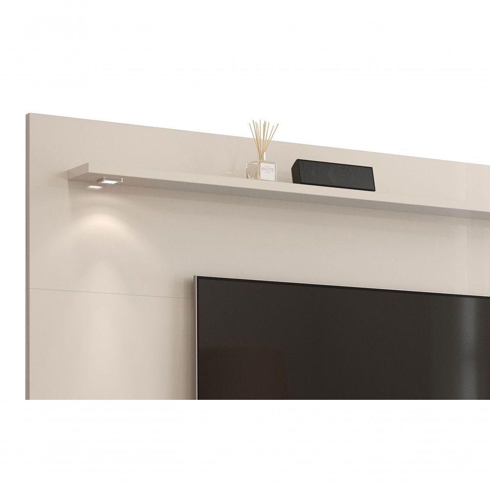 Painel Para Tv Aspen 1.8 Off White - Moveisaqui - 3