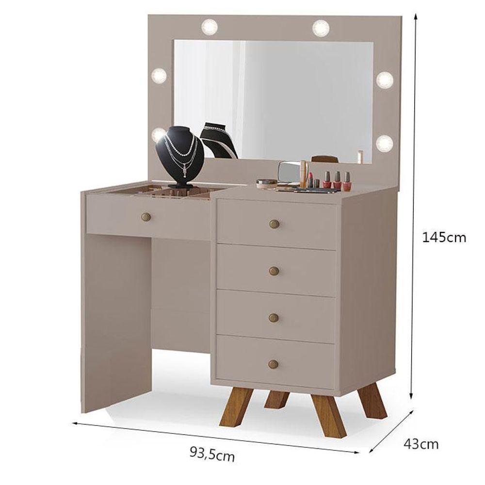 Penteadeira Camarim Luna Ambiente Mani - Luapa Móveis - 3