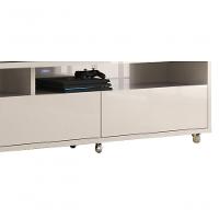 Rack Bancada Para Tv Aspen 2.2 Off White - Moveisaqui