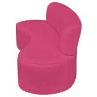 Sofá Curvo 4 Lugares Amsterdã 200cm Suede Cor Pink - 6