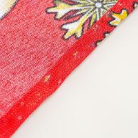 Toalha De Mesa Estampada Brilhare 1 Peça 2,00m X 1,45m 6 Lugares 100% Poliéster Tecido Oxford Natal - Estampa 1 Branco - 3