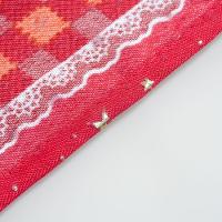 Toalha De Mesa Estampada Brilhare 1 Peça 2,50m X 1,45m 8 Lugares 100% Poliéster Tecido Oxford Natal - Estampa 3 Vermelho - 8