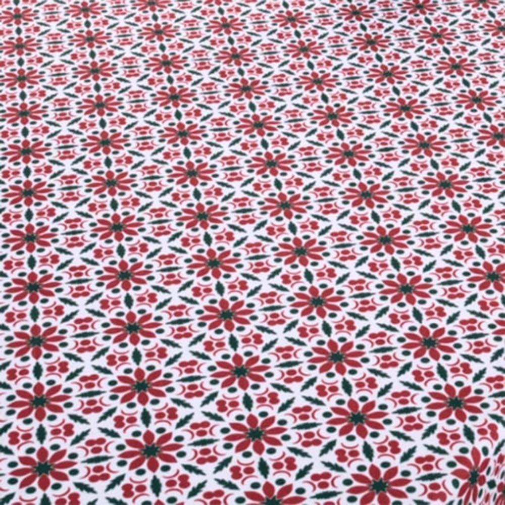 Toalha De Mesa Natal Estampa Digital 2,00m X 1,40m Para 6 Lugares Tecido Oxford - Modelo 5 - 100% Poliéster - 3