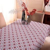 Toalha De Mesa Natal Estampa Digital 2,00m X 1,40m Para 6 Lugares Tecido Oxford - Modelo 5 - 100% Poliéster - 2