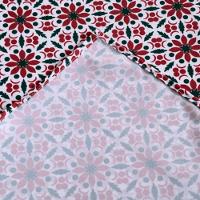 Toalha De Mesa Natal Estampa Digital 2,00m X 1,40m Para 6 Lugares Tecido Oxford - Modelo 5 - 100% Poliéster - 5